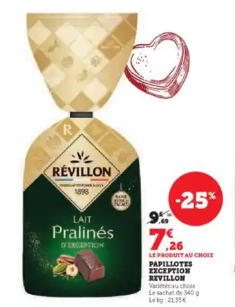 PAPILLOTES EXCEPTION REVILLON