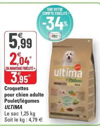 G20 Croquettes Pour Chien Adulte offre