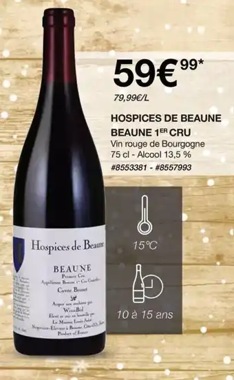 Costco HOSPICES DE BEAUNE BEAUNE 1ER CRU offre
