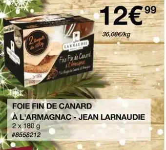 FOIE FIN DE CANARD À L'ARMAGNAC-JEAN LARNAUDIE