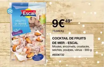 Costco COCKTAIL DE FRUITS DE MER - ESCAL offre