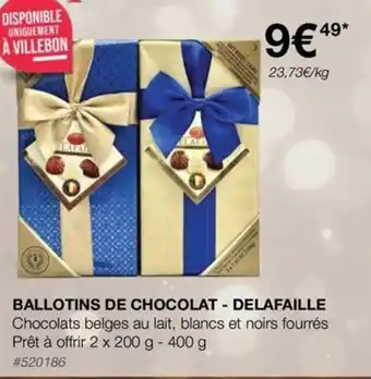 Costco BALLOTINS DE CHOCOLAT - DELAFAILLE offre