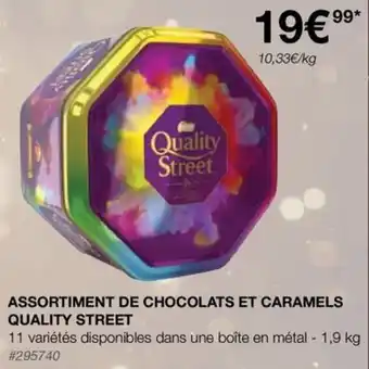 Costco ASSORTIMENT DE CHOCOLATS ET CARAMELS QUALITY STREET offre