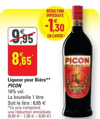 G20 Liqueur Pour Bière Picon offre