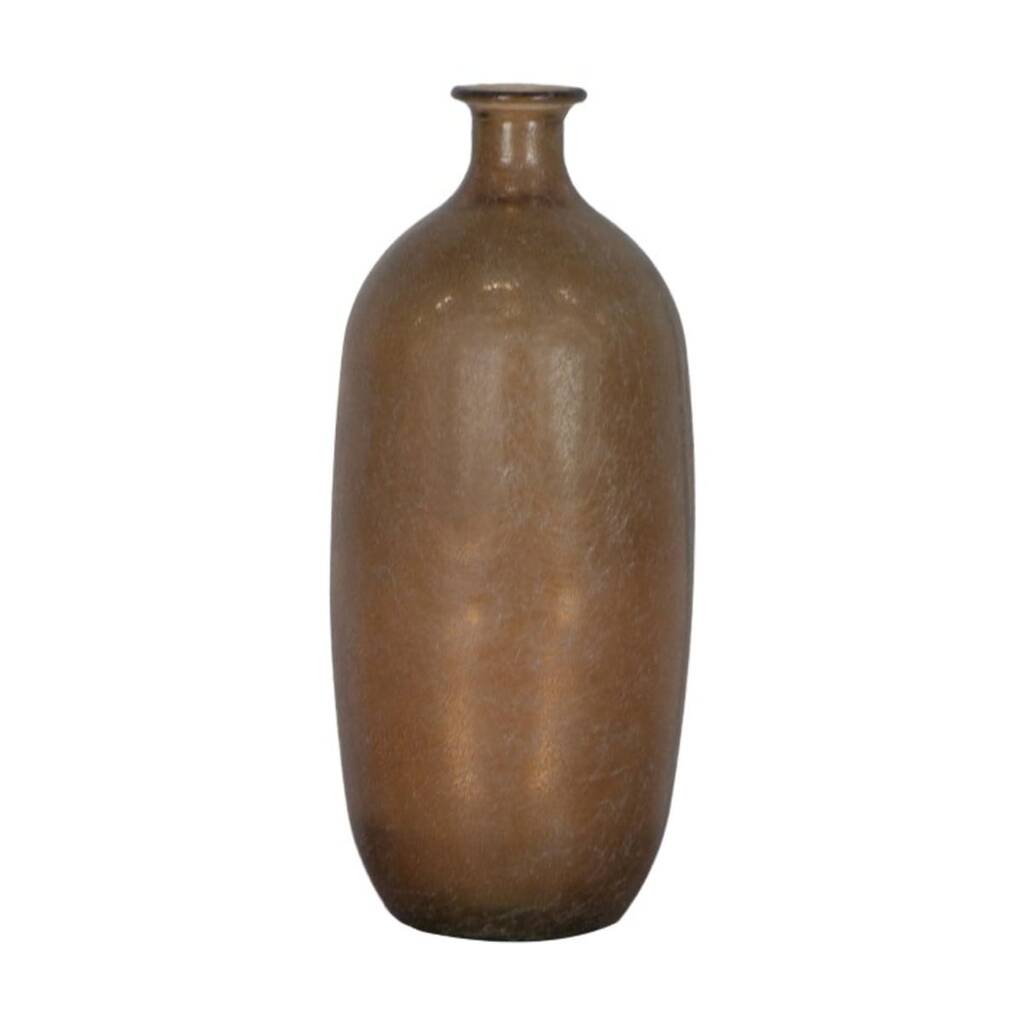 Promo Vase en verre recyclé ø.16 x h.38 cm chez Jardiland