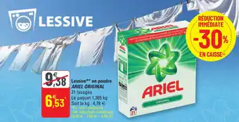 G20 Lessive En Poudre Ariel Original offre