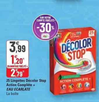 25 Lingettes Décolor Stop