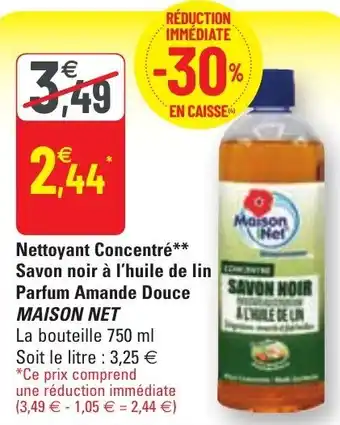 G20 Nettoyant Concentré Savon Noir À l'Huile De Lin offre