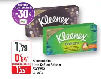 G20 72 Mouchoirs Ultra Soft Ou Balsam offre