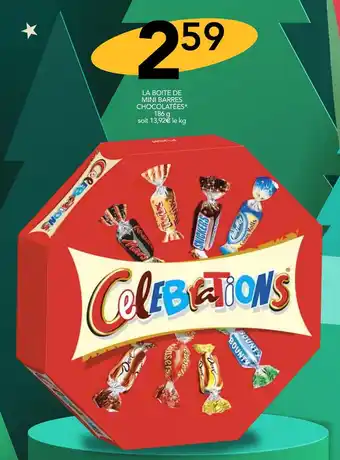 Stokomani Celebrations la boite de mini barres chocolatées offre
