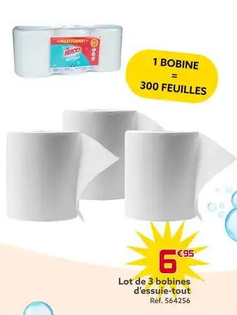 Gifi Lot de 3 bobines d’essuie-tout offre