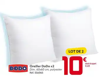 Gifi Dodo oreiller x2 offre