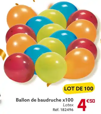 Gifi Ballon de baudruche x100 offre