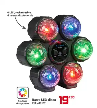 Gifi Barre led disco offre