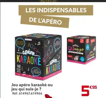 Gifi Jeu apéro karaoké ou jeu qui suis-je ? offre