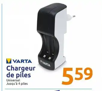 Action Chargeur de piles offre