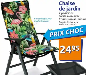 Action Chaise de jardin offre