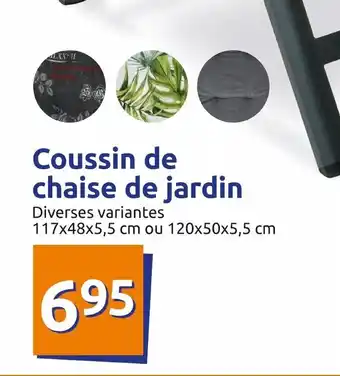 Coussin de chaise de jardin