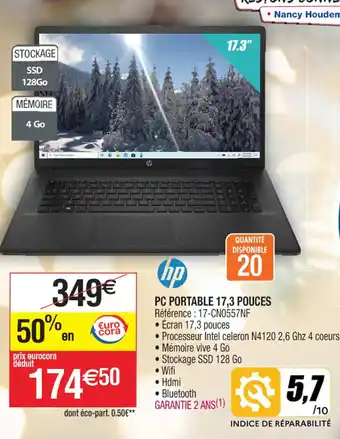 PC PORTABLE 17,3 POUCES
