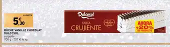 Intermarché Express BÛCHE VANILLE CHOCOLAT DULCESOL offre