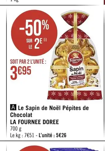 Casino Supermarchés A Le Sapin de Noël Pépites de Chocolat offre