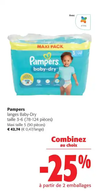 Colruyt Pampers offre