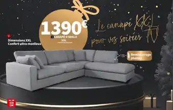 Dimensions XXL Confort ultra moelleux