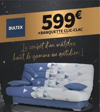 Conforama BANQUETTE CLIC-CLAC offre