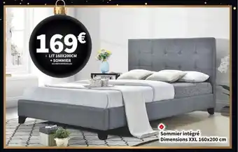 Conforama ₁ LIT 160X200CM + SOMMIER offre