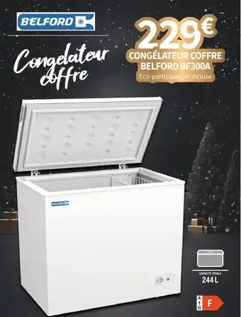 Conforama CONGÉLATEUR COFFRE BELFORD BF300A offre