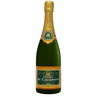 E.Leclerc Champagne charles de cazanove réserve - tête de cuvée - demi-sec - 75 cl offre