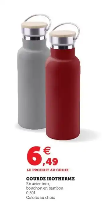 Super U Gourde Isotherme offre