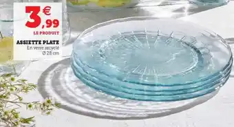 Super U Assiete Plate offre