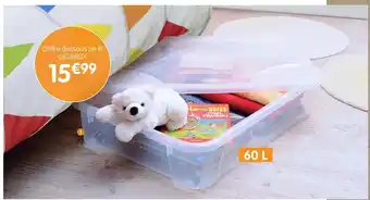 b&m Coffre dessous de lit gigabox offre