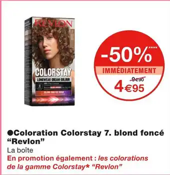 Monoprix Revlon coloration colorstay 7. blond foncé offre