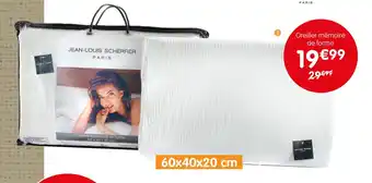 b&m Jean-louis scherrer oreiller mémoire de forme offre
