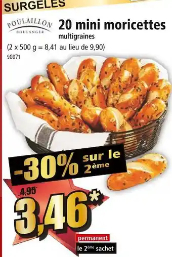Norma Poulaillon 20 mini moricettes offre