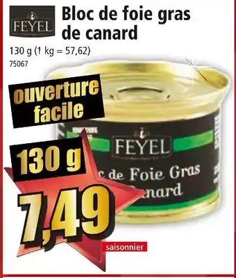 Norma Feyel bloc de foie gras de canard offre