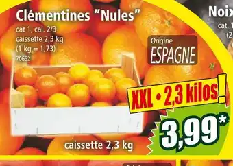 Norma Clémentines ”nules” offre