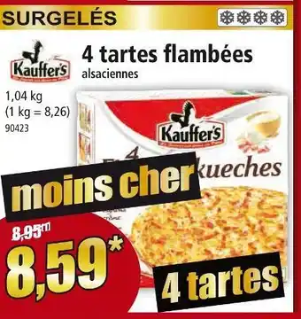 Norma Kauffer's 4 tartes flambées alsaciennes offre