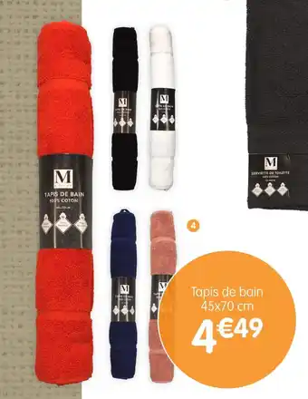 b&m M tapis de bain offre
