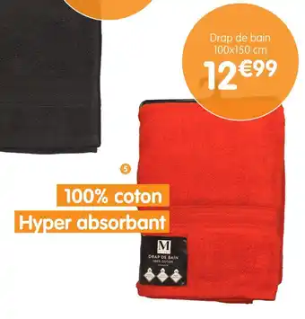 b&m M drap de bain offre