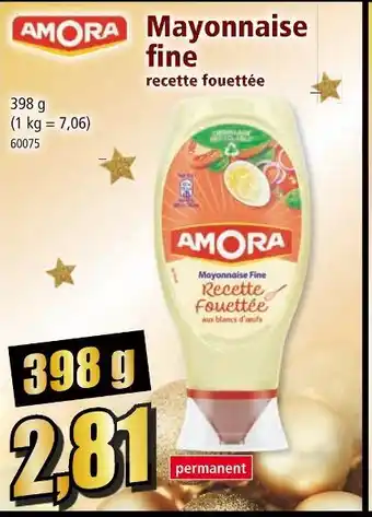 Norma Amora mayonnaise fine recette fouettée offre