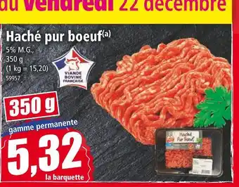 Norma Haché pur boeuf offre