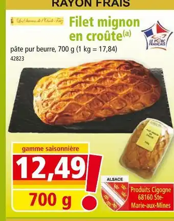 Norma Filet mignon en croûte offre