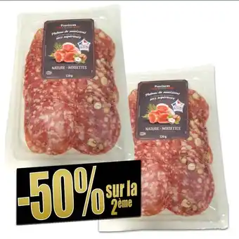 Norma Saucissons secs nature et noisettes offre