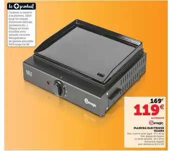 Super U Plancha Electrique Oliana offre