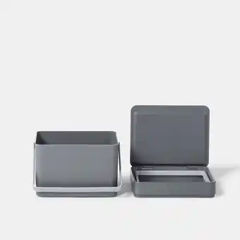 Castorama Bac à composte avec poignée 7l kora goodhome h. 20 cm gris anthracite offre