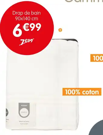 b&m Simply everyday drap de bain offre