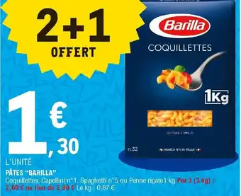 E.Leclerc Pâtes Barilla offre